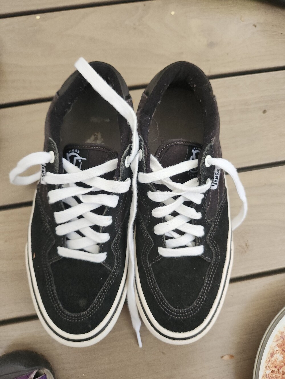 Vans Black Suede Womens Sneakers
